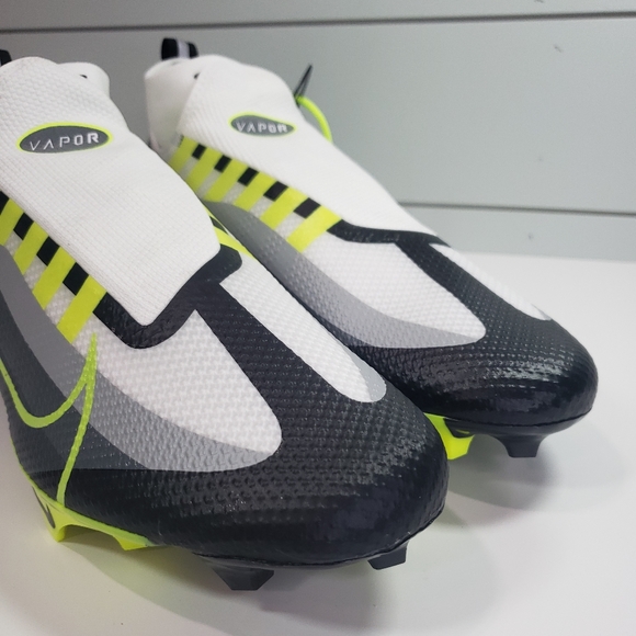 Nike Vapor Edge Pro 360 Black Dark Smoke Grey DQ3670-071 Neon Football cleats 13 - Picture 4 of 9